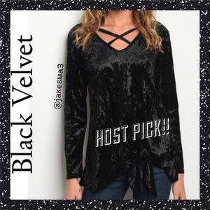 🖤вlacĸ velveт crιѕѕ croѕѕ тυnιc🖤
